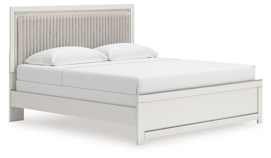 Zuraleus King Upholstered Panel Bed