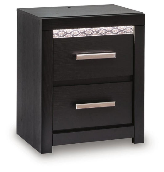 Shoralli Two Drawer Night Stand
