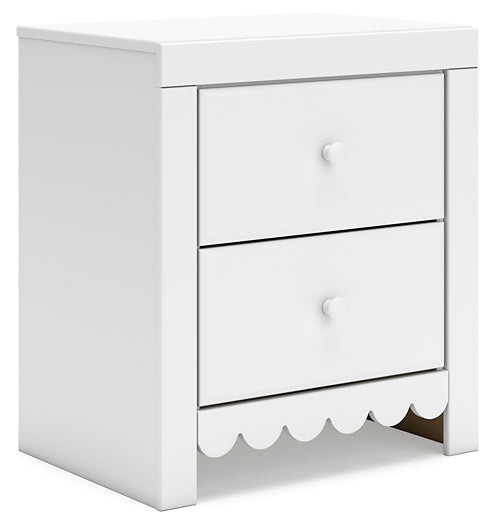 Mollviney Two Drawer Night Stand