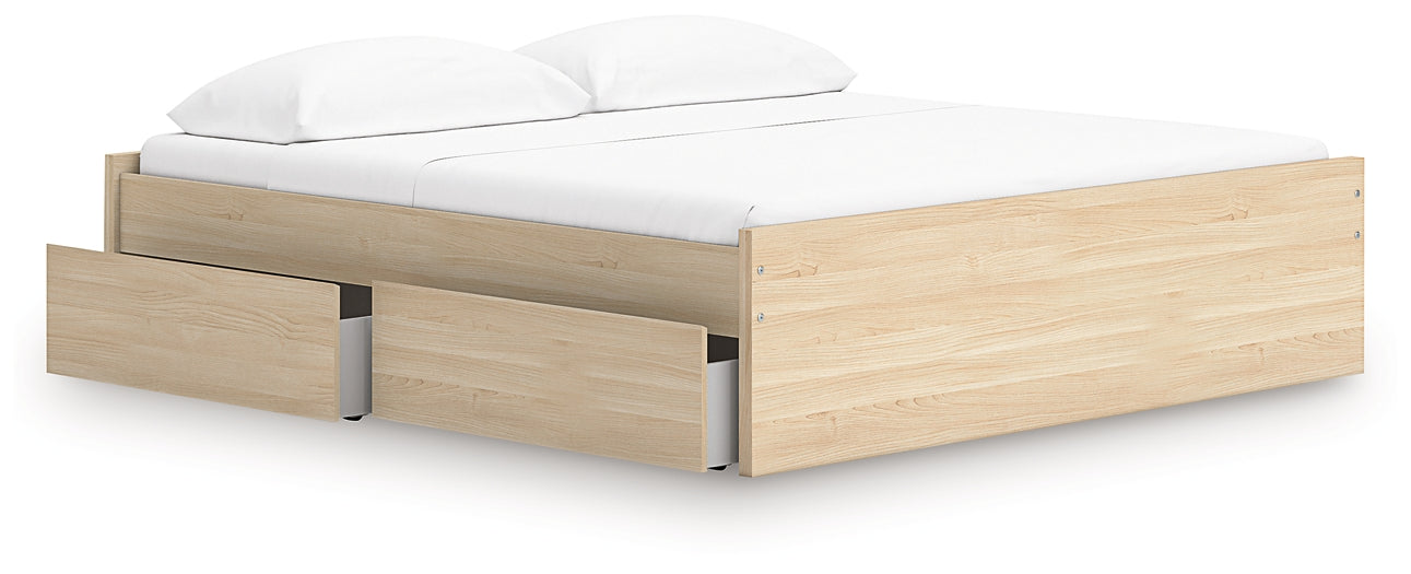 Onita King Platform Bed with 2 Side Storage