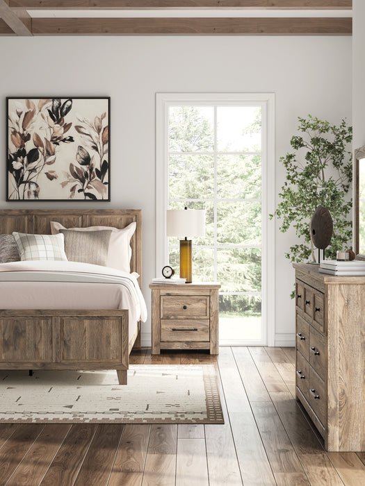 Rusticott Two Drawer Night Stand