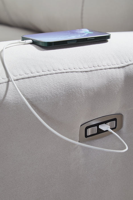 Social Pointe 6-Piece Power Reclining Sectional