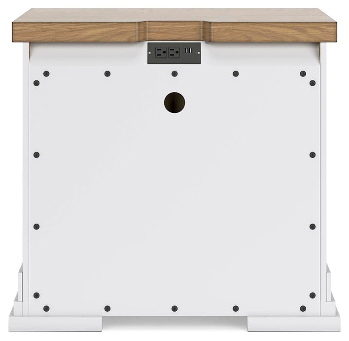 Ashbryn Queen Panel Storage Bed, Dresser, Mirror, Chest and Nightstand