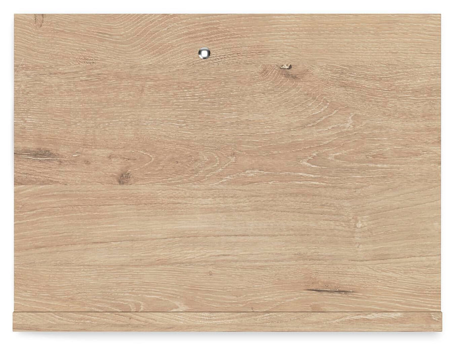 Cielden Full Upholstered Panel Bed with Mirrored Dresser, Chest and Nightstand