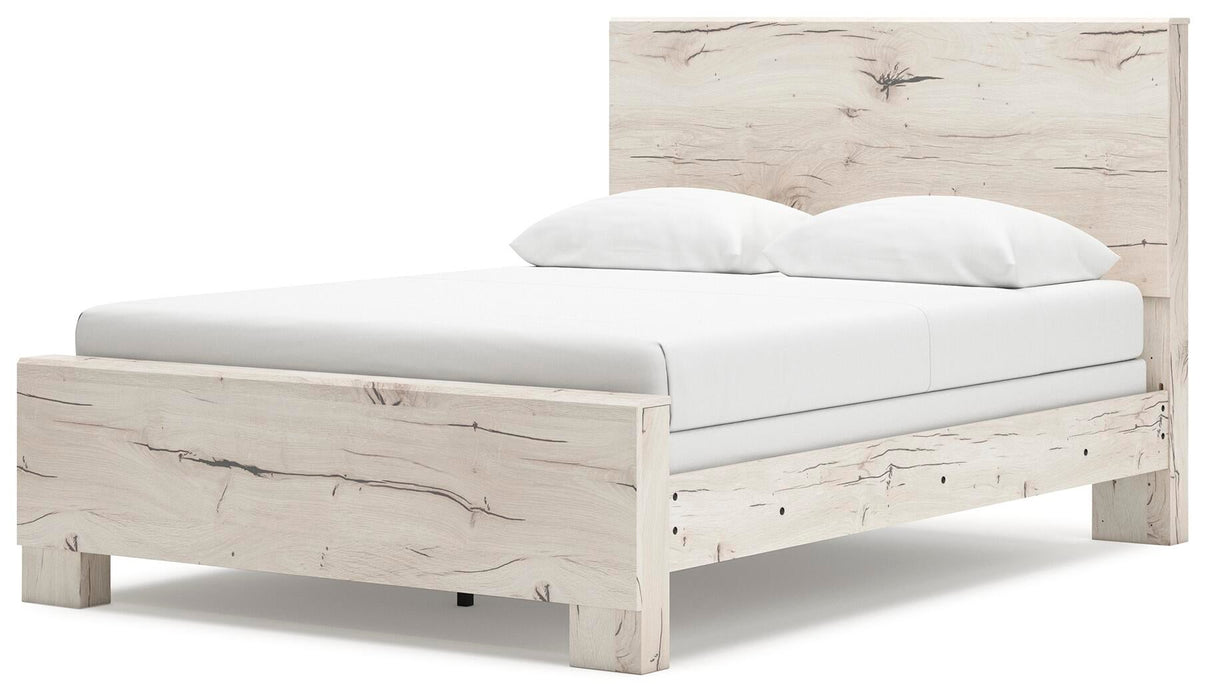 Lawroy Queen Panel Bed, Dresser, Mirror and Nightstand