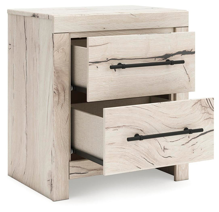 Lawroy King Panel Storage Bed, Dresser, Mirror, Chest and Nightstand