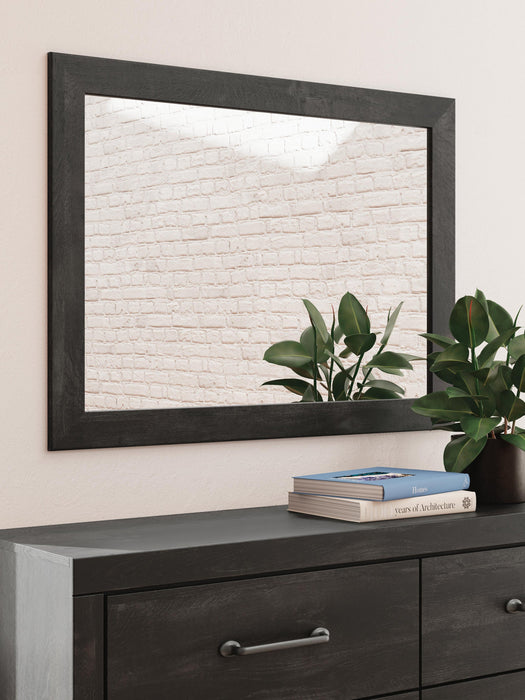 Hollivern Full Panel Storage Bed, Dresser and Mirror