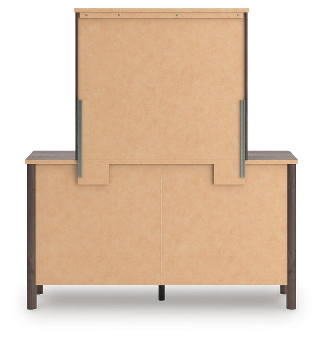 Pamytta Full Panel Bed, Dresser, Mirror, Chest and Nightstand