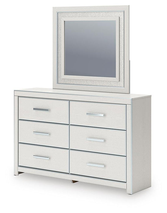 Zuraleus Queen Upholstered Bed, Dresser and Mirror