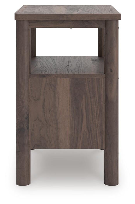 Pamytta Queen Upholstered Panel Bed, Dresser, Mirror, Chest and Nightstand