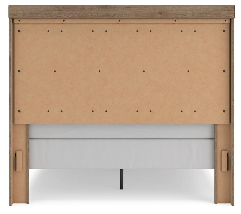 Garistyn Queen Panel Bed, Dresser, Mirror, Chest and Nightstand