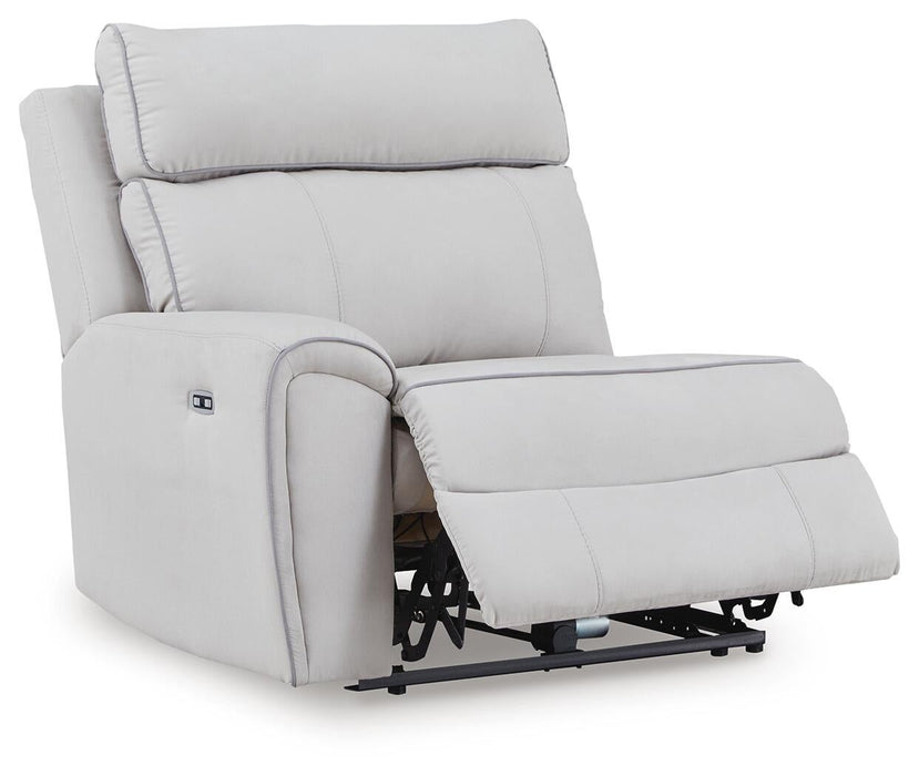 Social Pointe 7-Piece Reclining Sectional with Storage Consoles