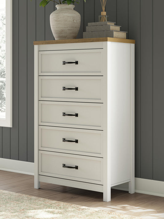 Kerisden Five Drawer Chest