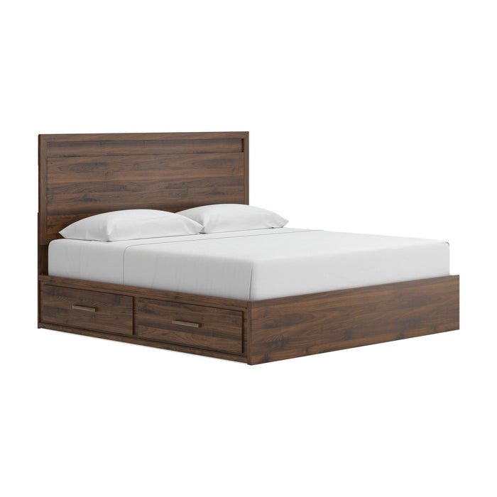 Janfyn King Panel Bed with 2 Sided Storage