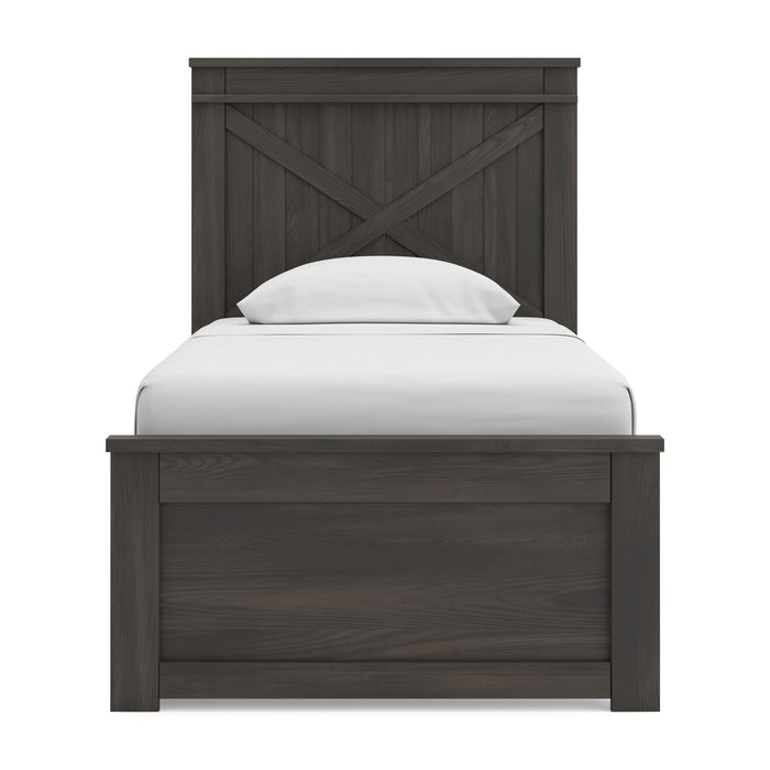 Vonitta Bay Twin Panel Bed with Storage